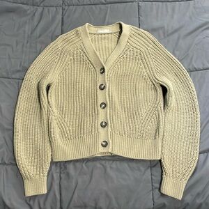 Everlane Chunky Cotton Blend Cardigan